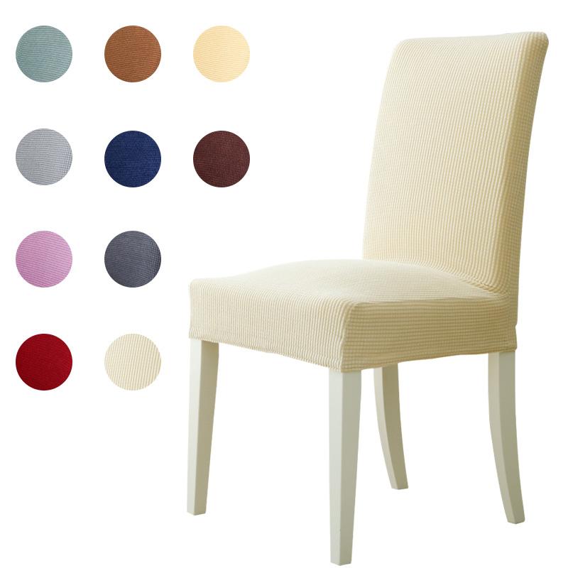 Stretchy Chair Covers Set – Fresh Look Protection for Dining Seats | 4-Pack | Thomler