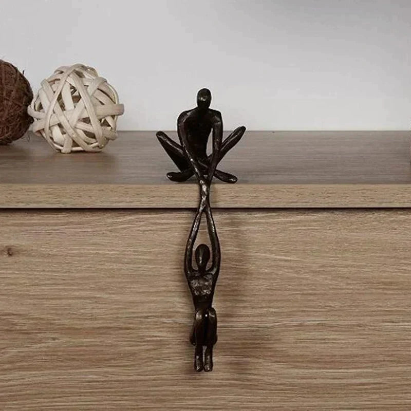 Figurine Resin 20.5 cm Romantic Shelf Decor Living Room Wedding Anniversary Gift Sculpture Balance Ornament | Thomler