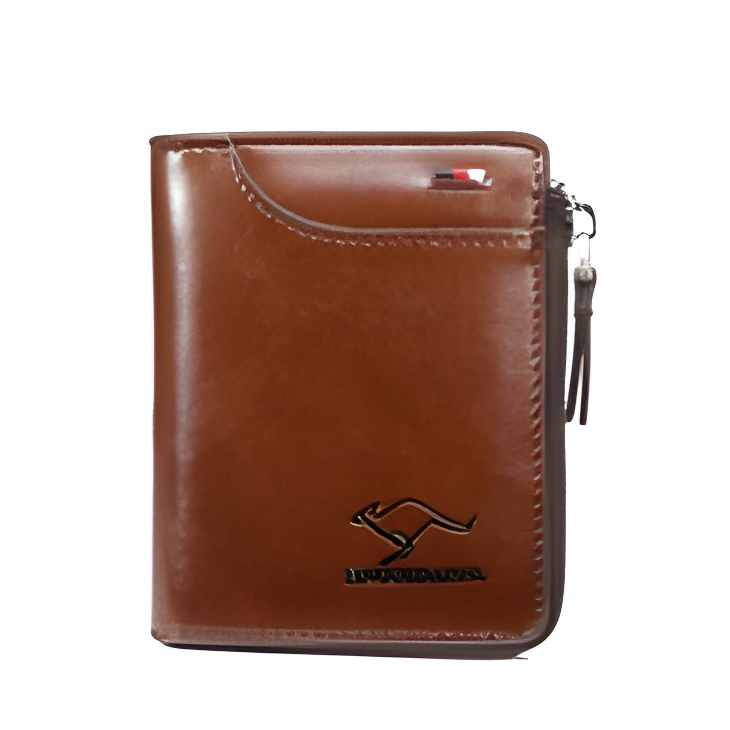 Zipper Bifold Wallet with RFID Protection 14 Card Slots Cash Pocket Vintage Leather for Men Daily Carry Travel Organization | Thomler