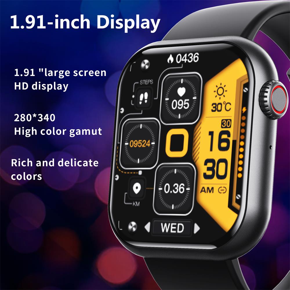 Health Tracking Smartwatch – Heart Rate, Blood Pressure, Oxygen & Sleep Monitor – Waterproof Fitness Watch with Bluetooth Calling & 50+ | Thomler