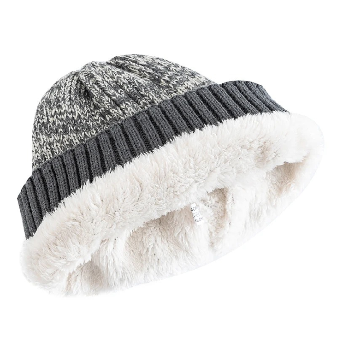 Fleece-Lined Knit Winter Beanie Hat for Men & Women – Warm Thermal Skull Cap – Cold Weather Headwear for Outdoors & Everyday | Thomler