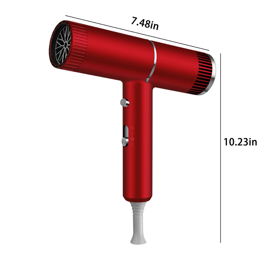 Hair Dryer ABS 27.0 cm Compact 1100W Daily Travel Fast Drying Ionic Styling Tool | Thomler