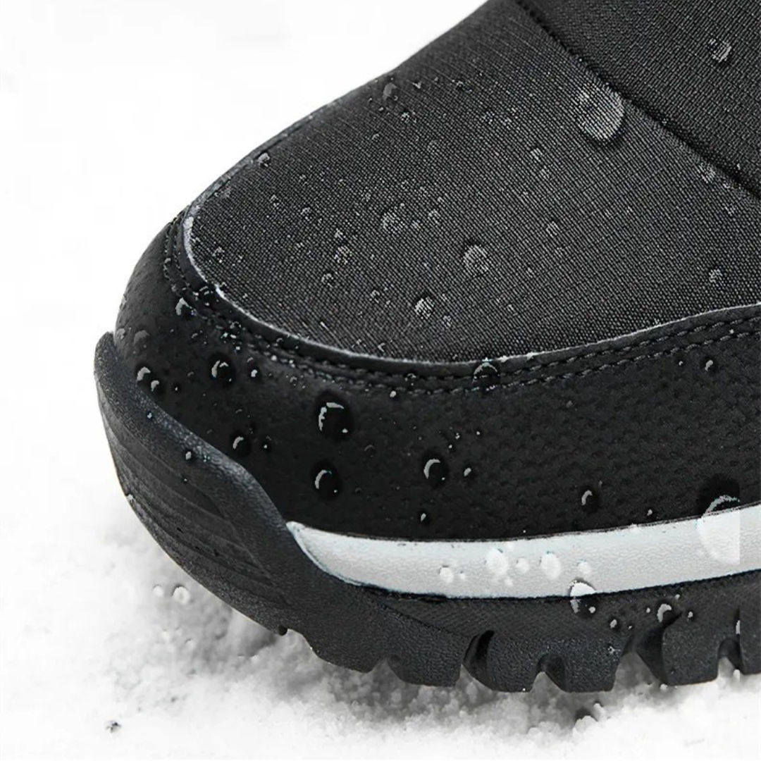 Waterproof Insulated Winter Boots for Men & Women – Slip-On Snow Boots with Plush Lining & Non-Slip Rubber Sole for Cold Weather Hiking & | Thomler