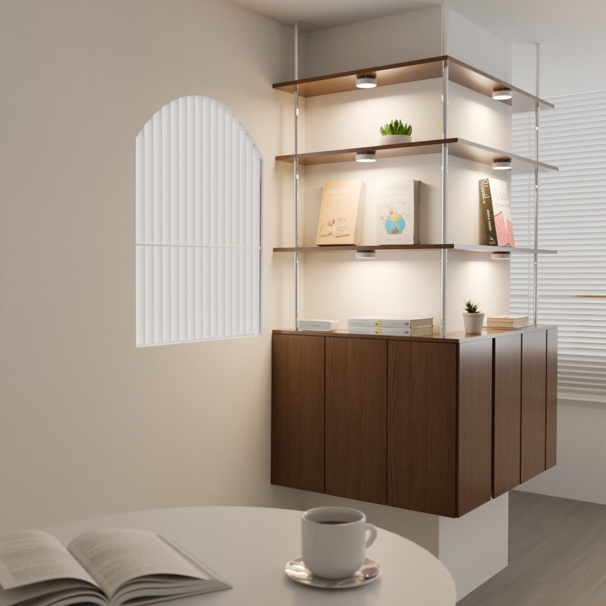 Wireless Rechargeable LED Puck Lights with Motion Sensor & Dimmer – Magnetic Mount Spotlights for Closet, Cabinet, Stairs, Hallway – USB-C | Thomler