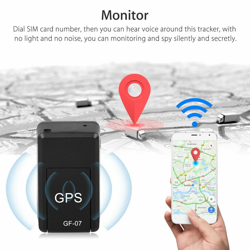 Compact Real-Time Location Tracker with Magnetic Mount for Vehicles & Valuables, Voice Monitoring Device, GSM GPRS Locator | Thomler