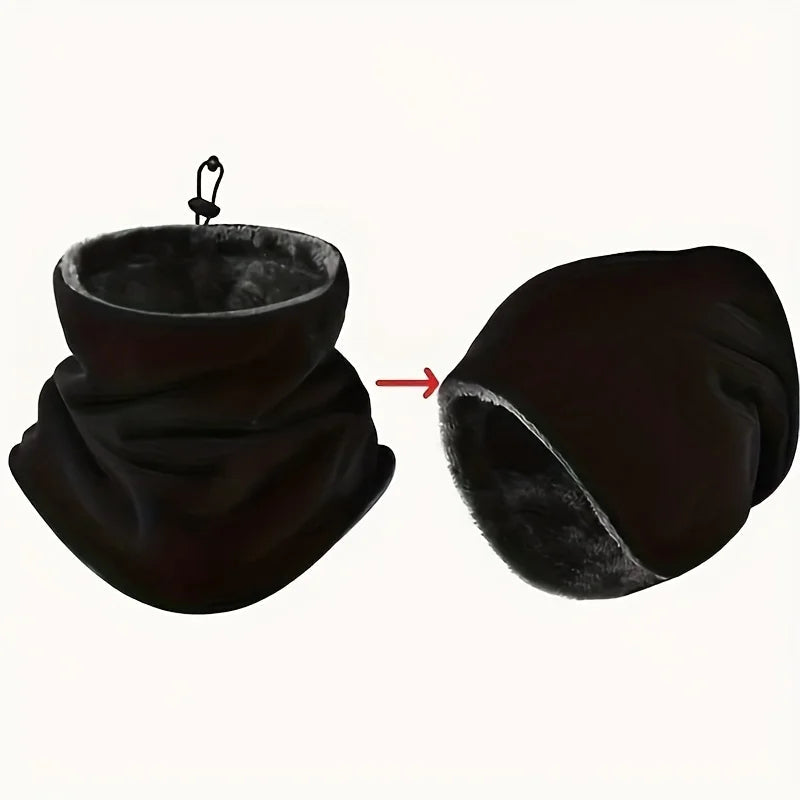 Cold Weather Head and Neck Insulator – Dual-Layer Adjustable Thermal Cover for Winter Sports and Commuting | Thomler