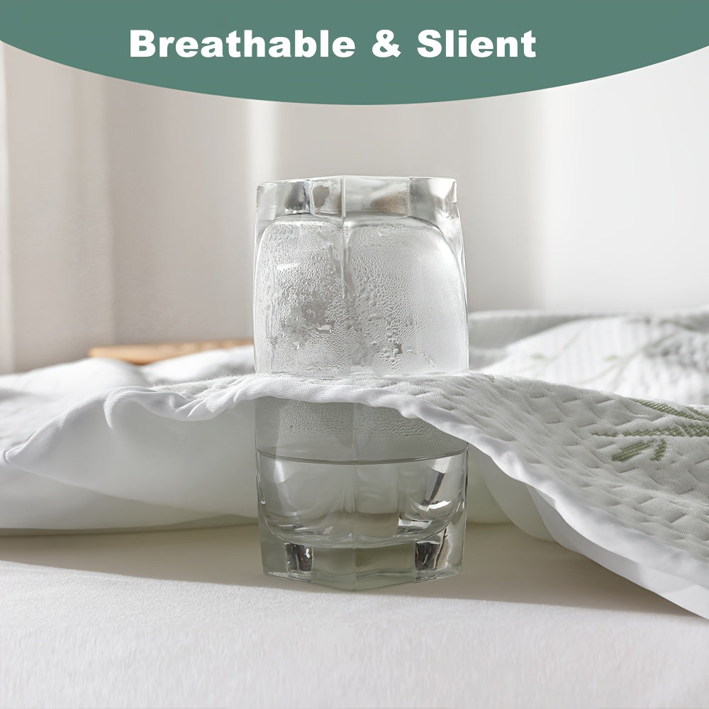 Cooling Bamboo Mattress Topper with 3D Airflow Layer for Better Sleep & Pressure Relief | Thomler