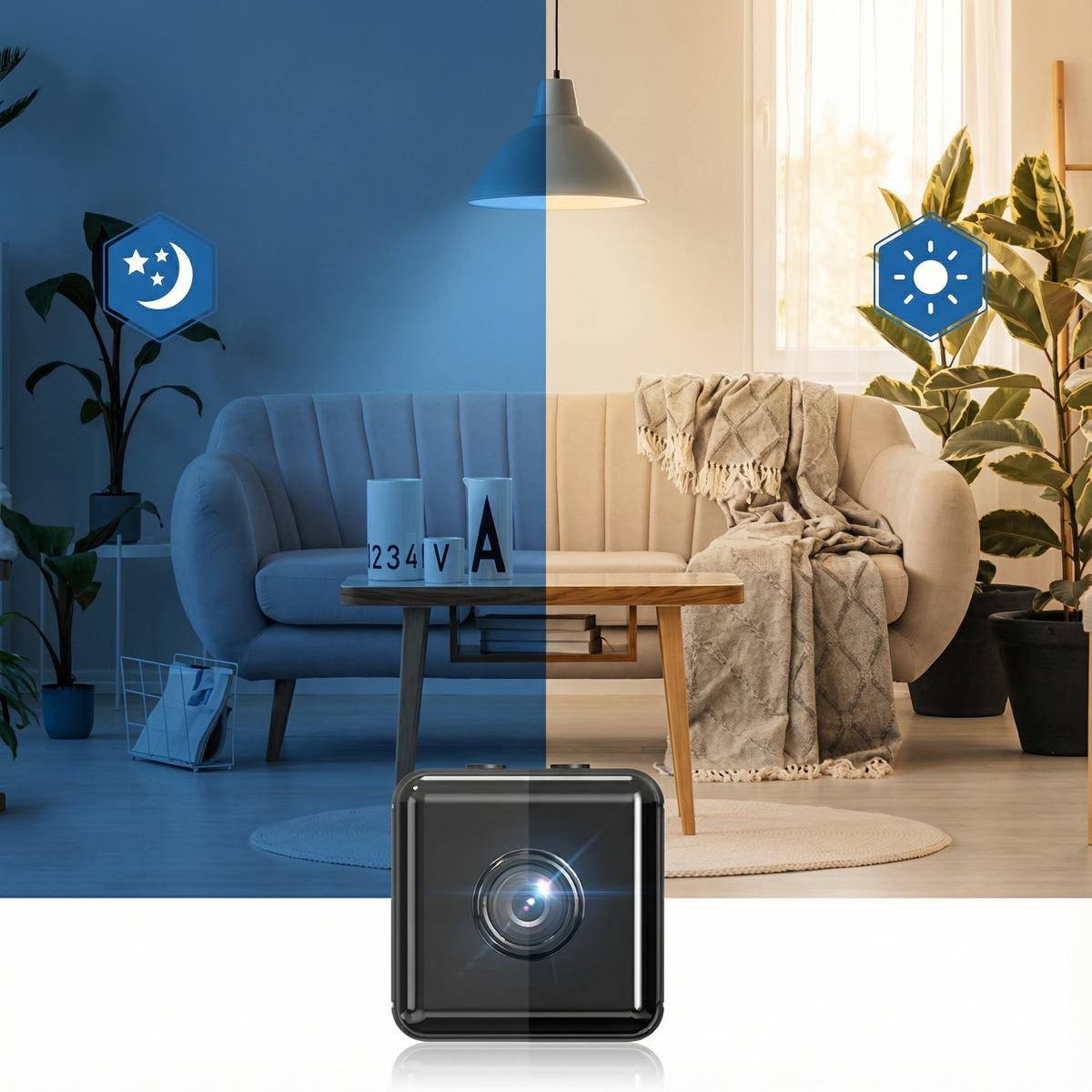 Compact WiFi Home Security Camera with HD Recording and Motion Detection | Thomler