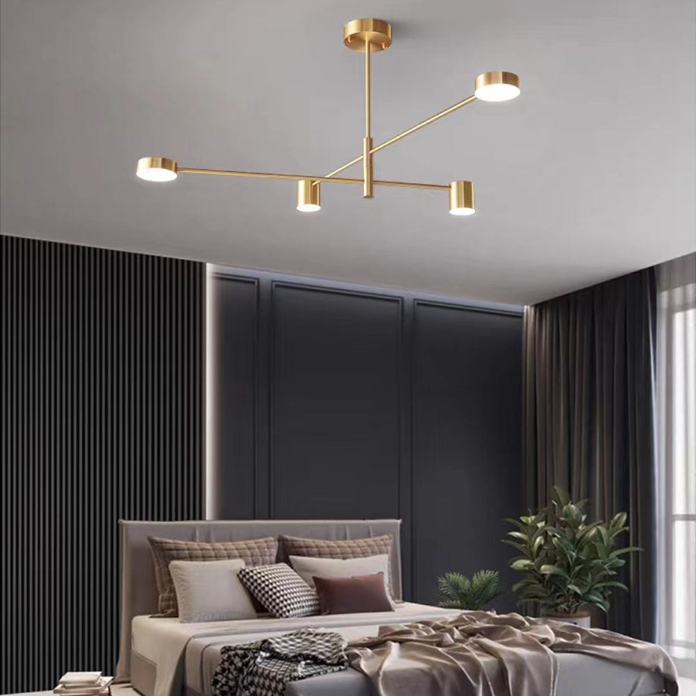 Industrial Branch Pendant Light LED Multi-Arm Metal Ceiling Fixture for Dining Room Kitchen Island 4/6/8 Arm Configuration | Thomler