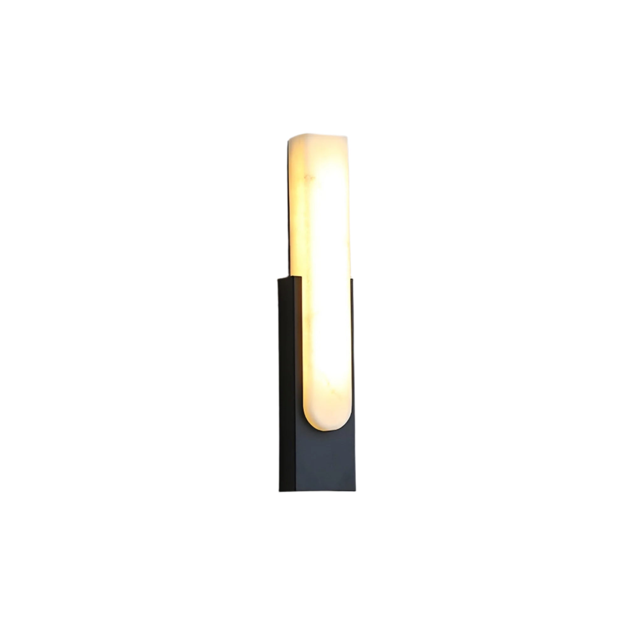 Wall Lamp Alabaster 19.7 in Gold LED Bedroom Hallway Modern Sconce Lighting Fixture | Thomler
