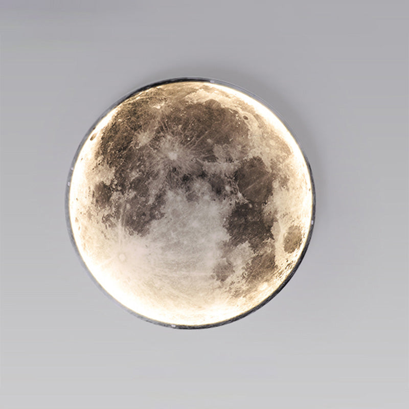 Wall Lamp PVC Moon Motif 100.0 cm LED Bedroom Living Room Dimmable Wall Sconce Ambient Lighting | Thomler