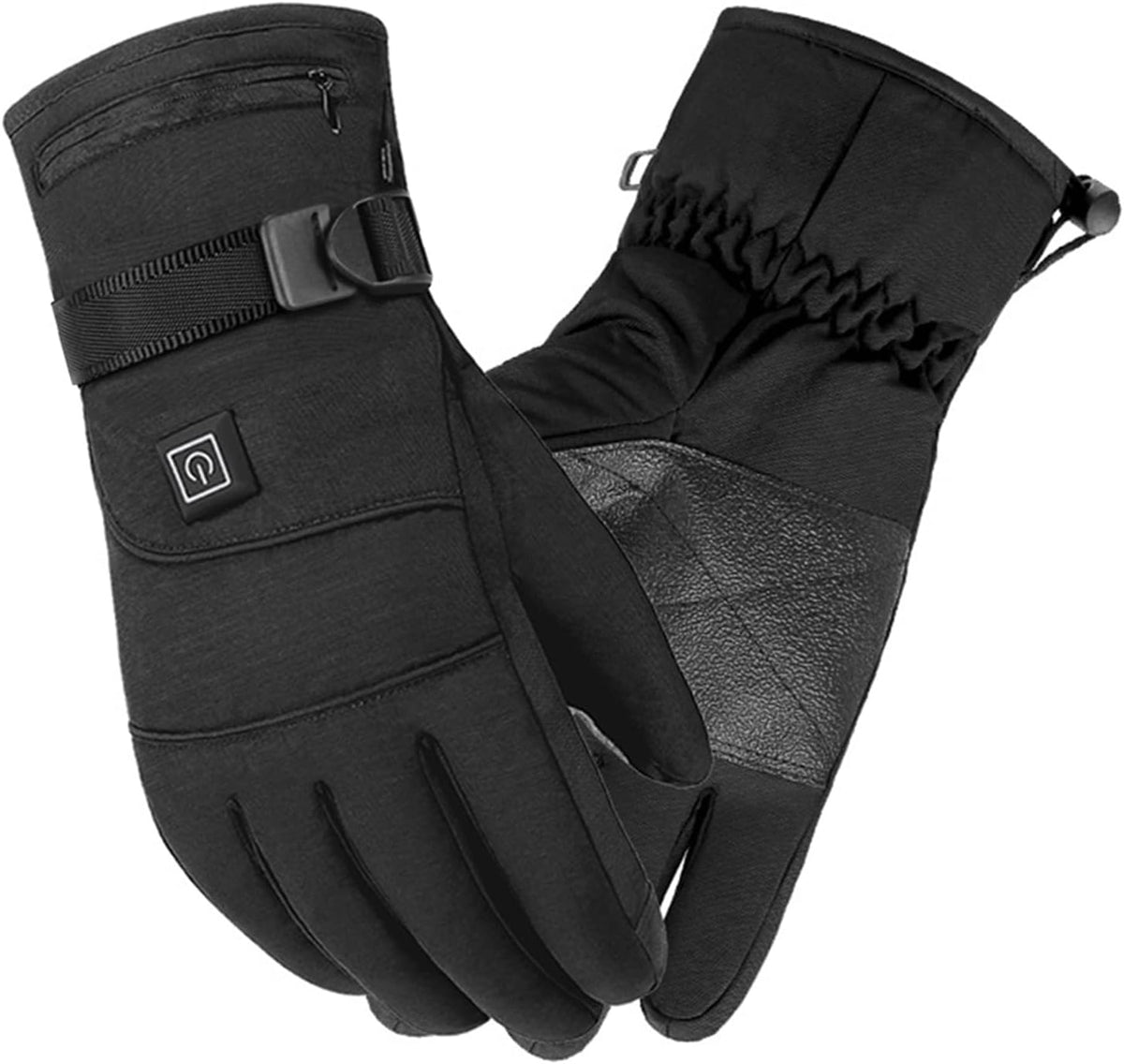 Battery-Powered Heated Gloves with Waterproof Shell & Touchscreen Fingertips for Winter Sports & Cold Weather | Thomler