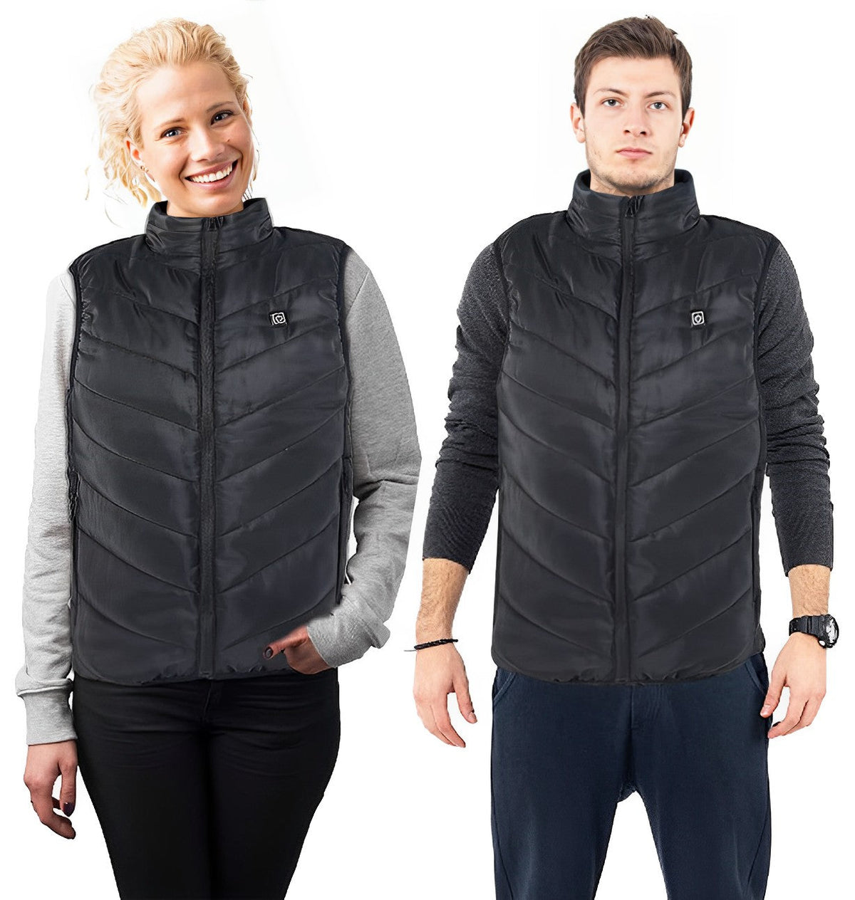 USB-Powered Electric Warming Vest for Men & Women – 3 Heat Settings, Wind-Resistant, Lightweight Carbon Fiber Heating, Winter Outdoor | Thomler