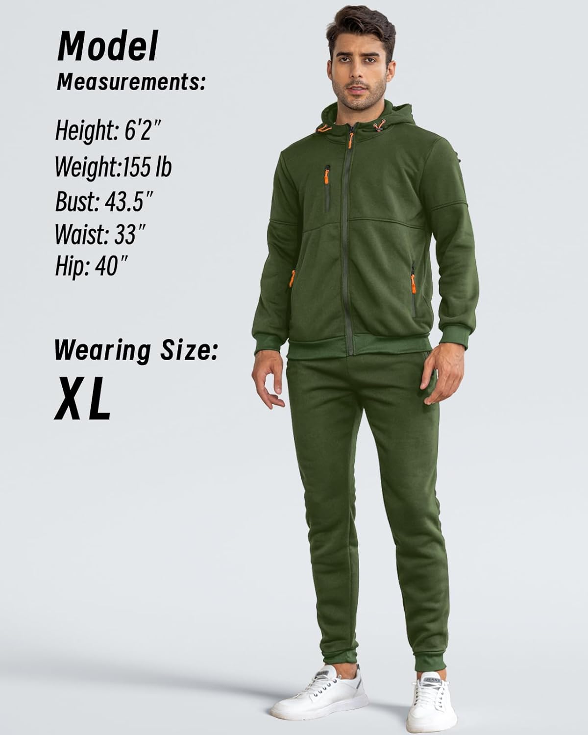 Men's Athletic Two-Piece Jogger Set with Pullover and Pants – Lightweight Breathable Tracksuit for Training, Gym & Casual Lounge Wear | Thomler