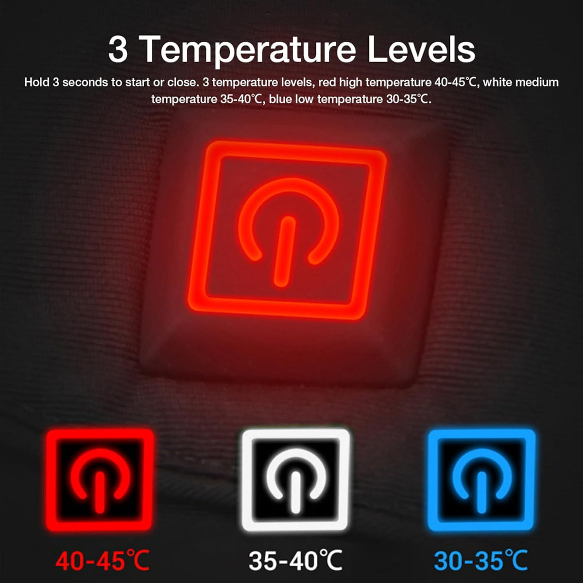 Battery-Powered Heated Gloves with Waterproof Shell & Touchscreen Fingertips for Winter Sports & Cold Weather | Thomler