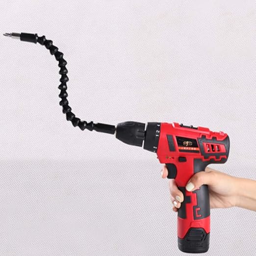 Flexible Drill Bit Extension with Screwdriver Bit Set for Tight Spaces and Awkward Corners | Thomler