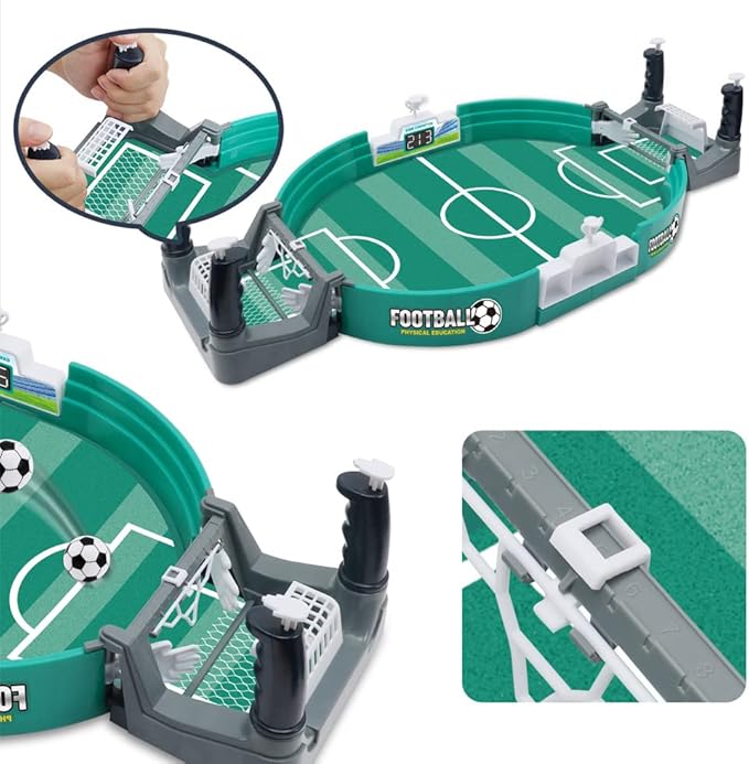 Desktop Foosball Set Compact Family Action Game for Kids & Adults Recreation Room Fun | Thomler