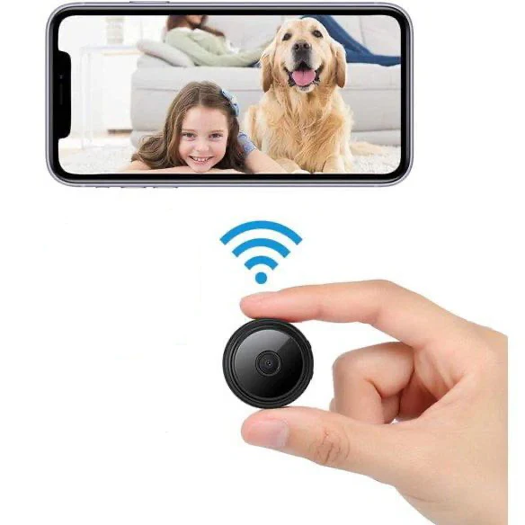 Compact WiFi Security Camera 1080P HD Night Vision Two-Way Audio Motion Detection Magnetic Mount for Home Baby Monitor Indoor Outdoor Wirele | Thomler