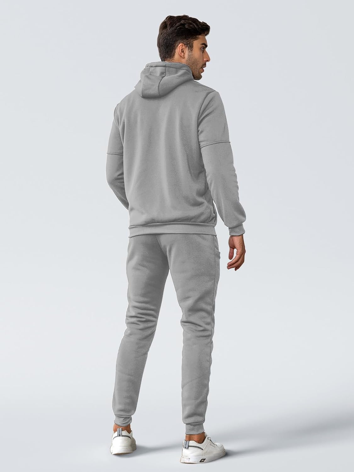 Men's Athletic Two-Piece Jogger Set with Pullover and Pants – Lightweight Breathable Tracksuit for Training, Gym & Casual Lounge Wear | Thomler