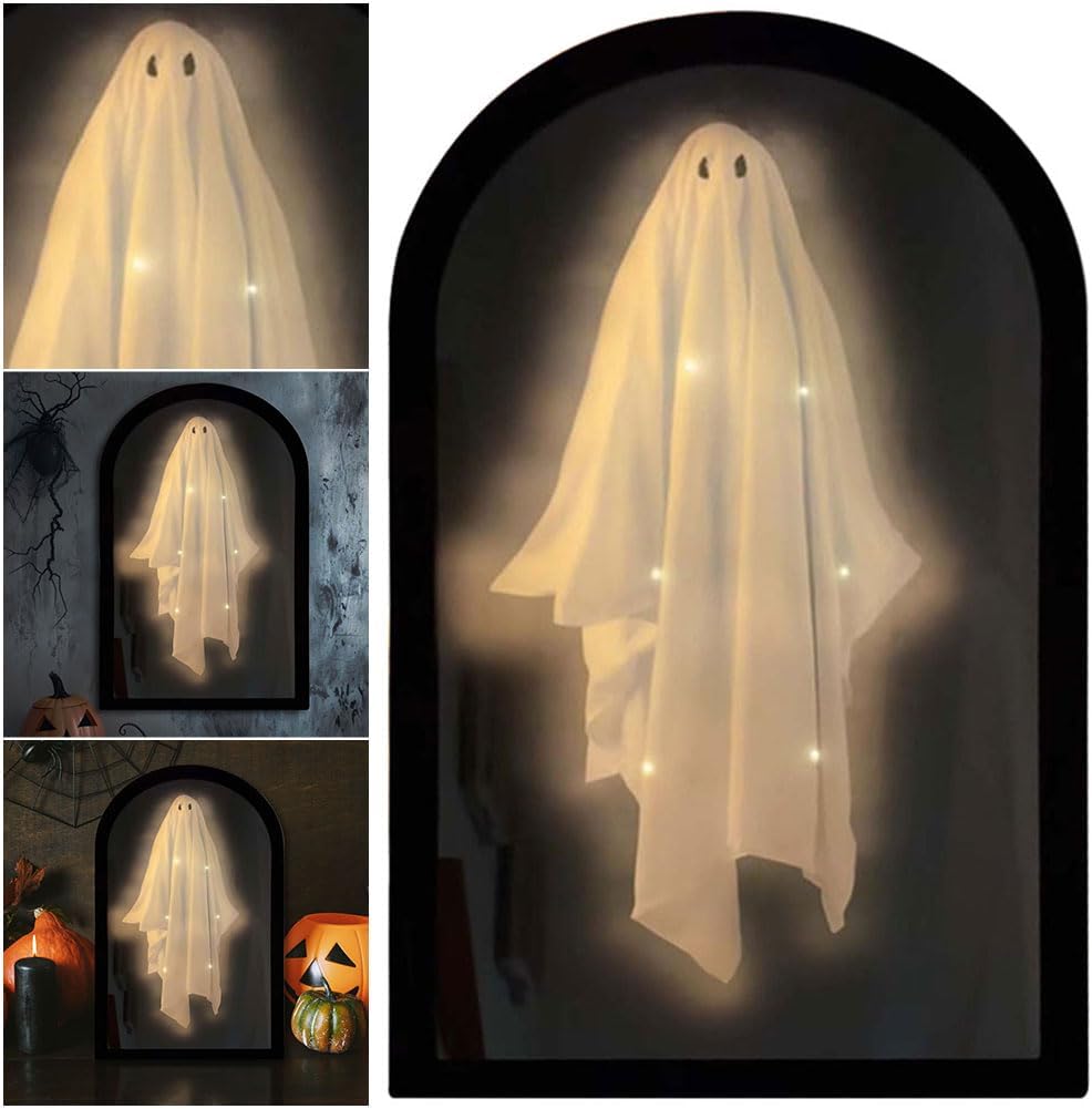 Phantom Reflector Holographic Illusion Display – Eerie Apparition Effect for October Festivities & Creepy Interior Accents | Thomler