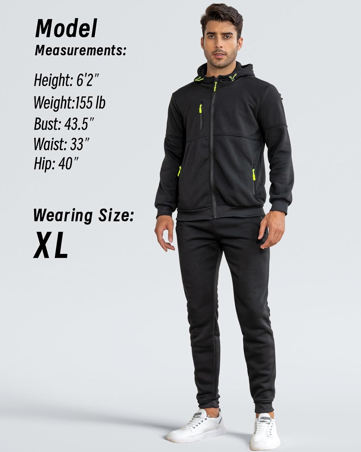 Men's Athletic Two-Piece Jogger Set with Pullover and Pants – Lightweight Breathable Tracksuit for Training, Gym & Casual Lounge Wear | Thomler