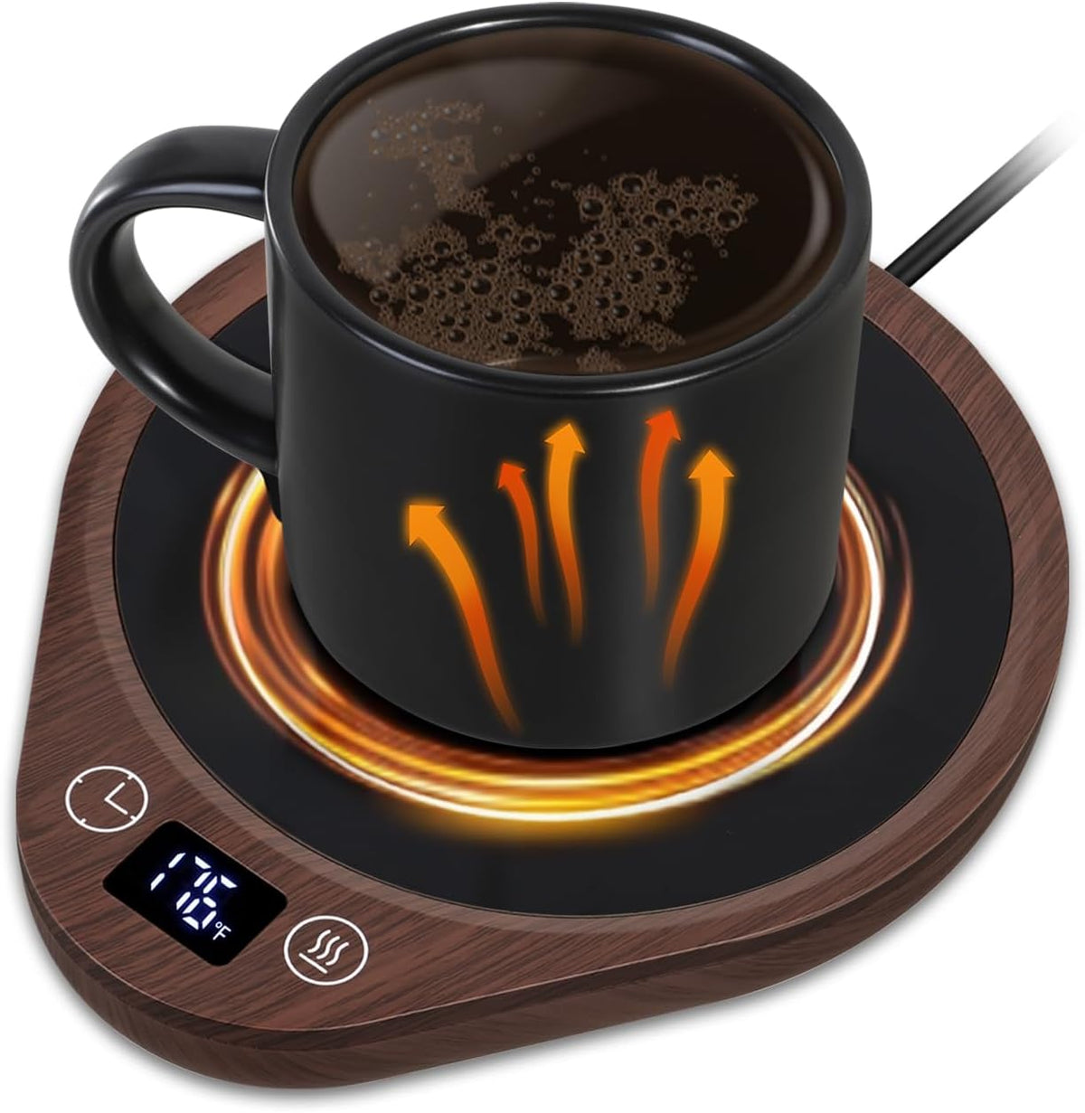 Beverage & Candle Warming Plate with Touch Controls & Auto Timer | Thomler