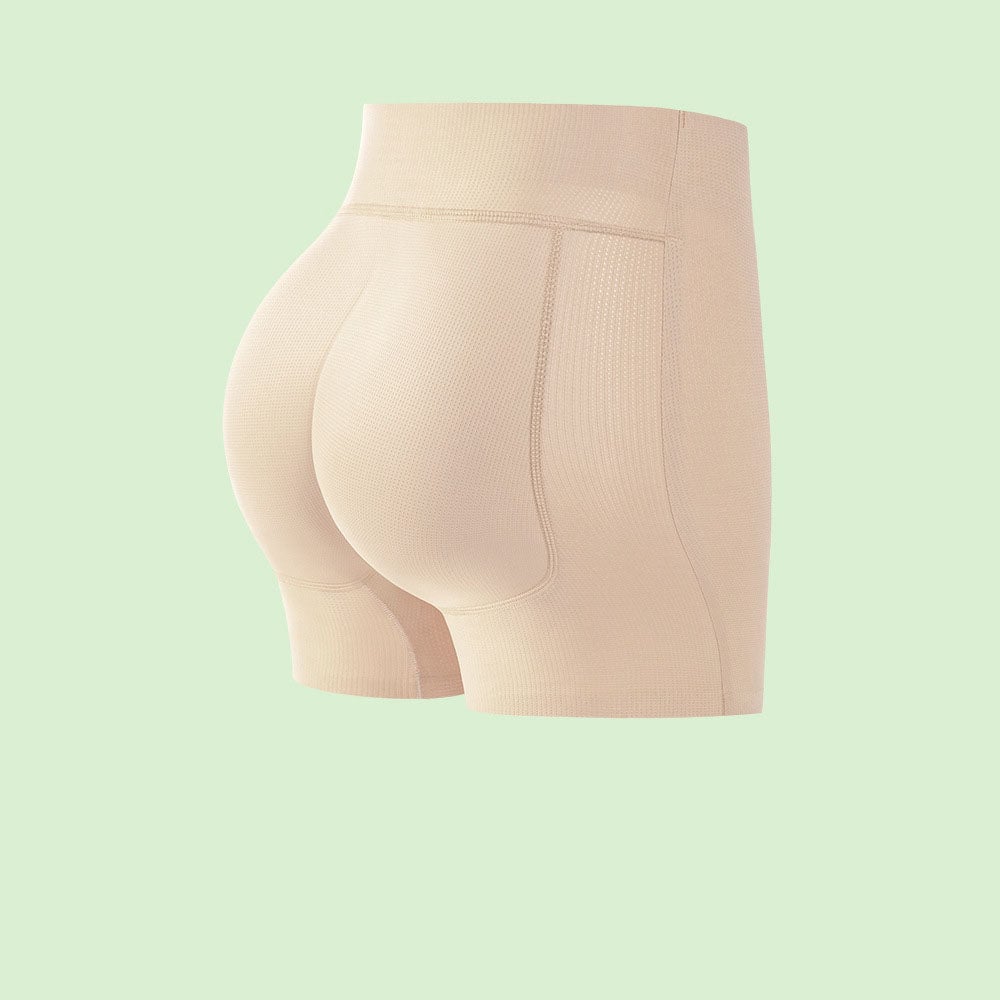 High-Waist Padded Butt-Lifting Shapewear Shorts for Women – Seamless Body Shaper with Removable Pads for Everyday Confidence & Special Occas | Thomler