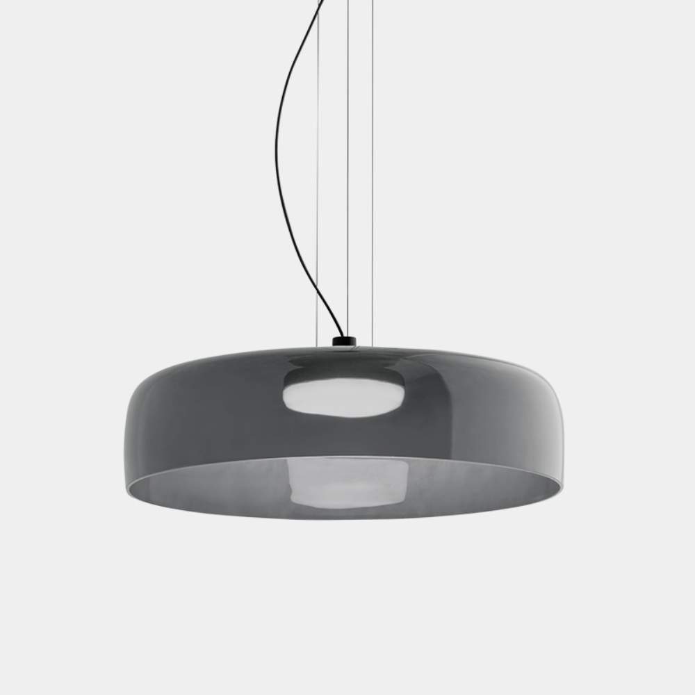 Pendant Light Glass 42.0 cm Orange Dining Room Kitchen Island Nordic Hanging Ceiling Lamp Warm LED Adjustable Cable | Thomler