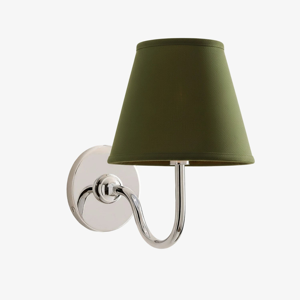 Brass Sconce with Fabric Drum Shade – 1 or 2 Light Hardwired Fixture for Bedroom, Hallway & Living Room | Thomler
