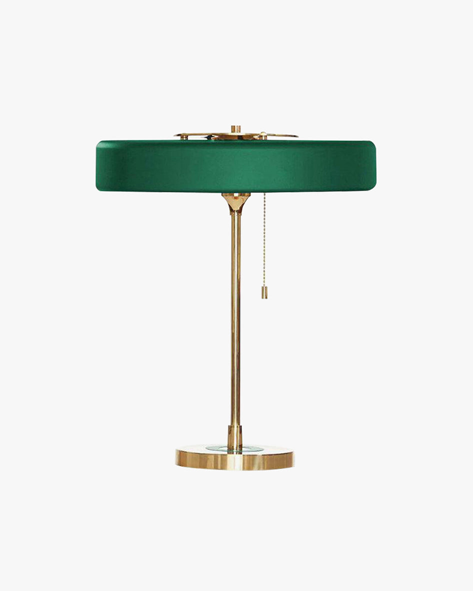 Table Lamp Brass 10W 13.8 in x 16.5 in Bedroom Living Room Study Vintage Midcentury Style Lighting | Thomler