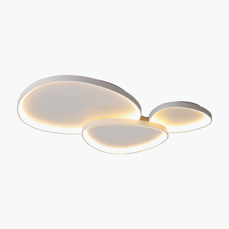 Ceiling Light Metal Oval 60.0 cm Dimmable LED Bedroom Hallway Living Room Adjustable Light Colours | Thomler