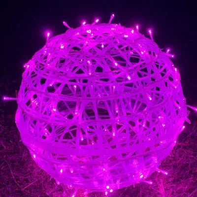 Light Sphere Braided 20.0 cm Waterproof Garden Balcony Hanging LED Outdoor Decorative Party Lighting Connectable | Thomler