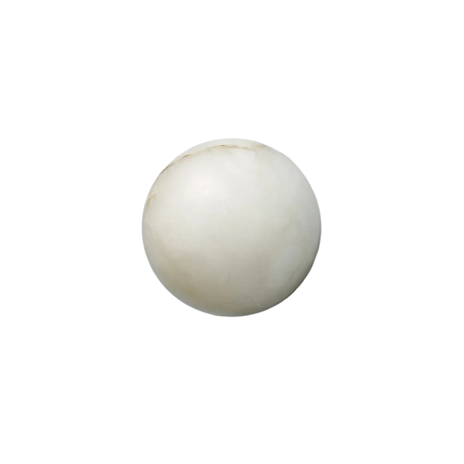 Wall Lamp Alabaster Globe 4.7 in White Bedroom Hallway Ambient Lighting Minimalist Japandi Accent Fixture | Thomler