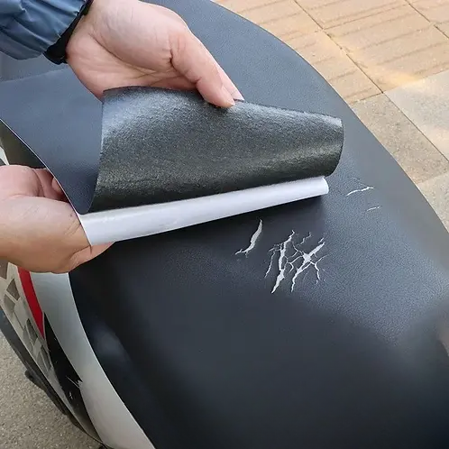 Self-Adhesive Leather Repair Patch for Couches Seats Bags Jackets | Trimmable Waterproof PU Leather Repair Sheet for Furniture Car | Thomler