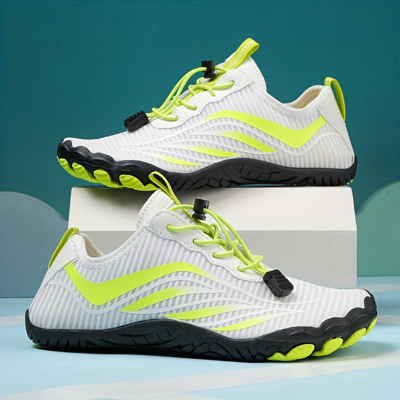 Quick-Dry Water Shoes with Five-Toe Design – Mesh Barefoot Aqua Footwear for Swimming, Hiking & Beach Sports | Thomler