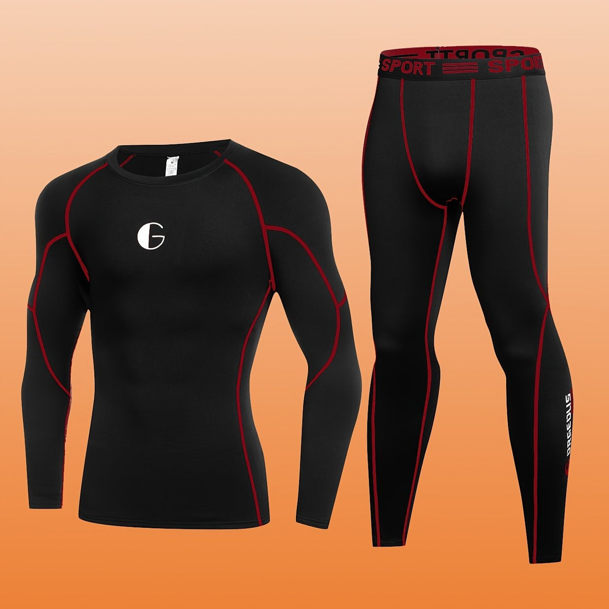 Men's Thermal Base Layer Set – Fleece-Lined Long Johns & Top for Cold Weather | Thomler