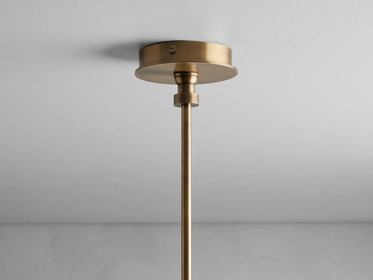 Circular Brass Chandelier with Fabric Shades – 4 to 10 Lights for Dining Room, Living Room & Foyer – Vintage Metal Frame | Thomler