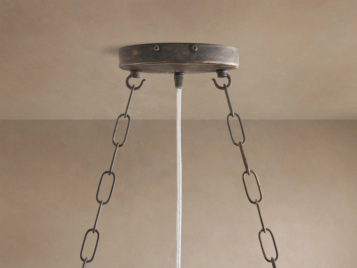 Round Multi-Light Statement Chandelier 39-60 in 6-12 Sockets Metal Crown for Dining Room Foyer Entryway Living Room | Thomler