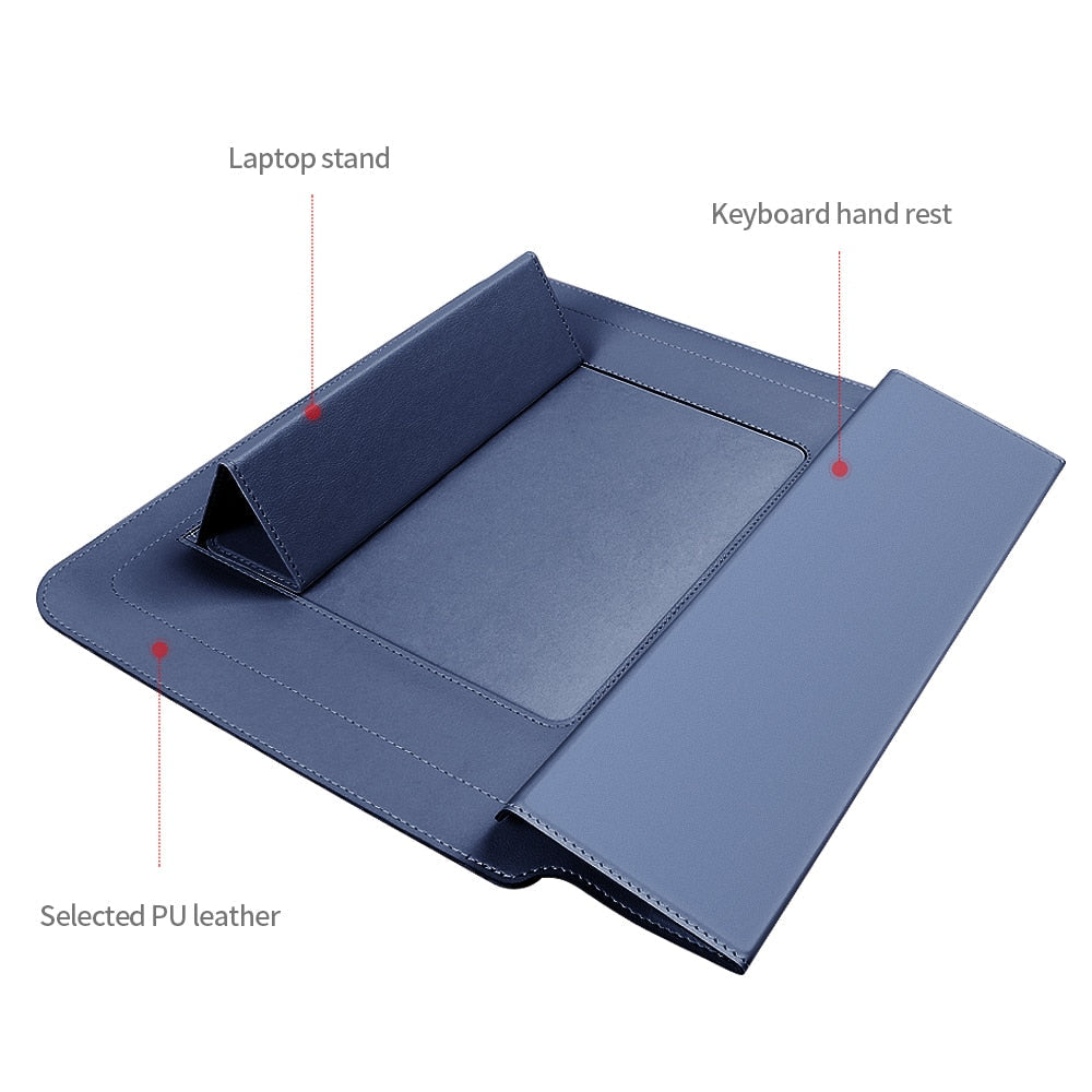 Laptop Sleeve Foldable Stand For 11–16 Inch Laptops Ergonomic Portable Protective Case Travel Work Accessory | Thomler