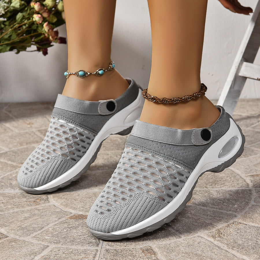 Women's Supportive Slip-On Sneakers with Air Cushion Sole for All-Day Relief & Posture Alignment | Lightweight Footwear for Work, Walking | Thomler