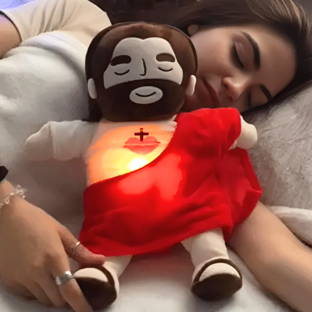 Breathing Plush Sleep Companion with Light & Sound Features for Kids & Toddlers | Thomler