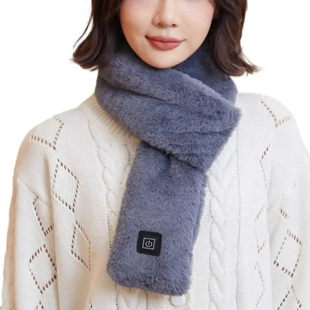 Heated Neck Wrap with 3 Temperature Settings & USB-C Charging Port for Winter Warmth | Thomler
