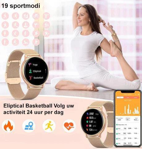 Smartwatch Dames Met Bellen Hartslagmeter Fitness Tracker | Navando