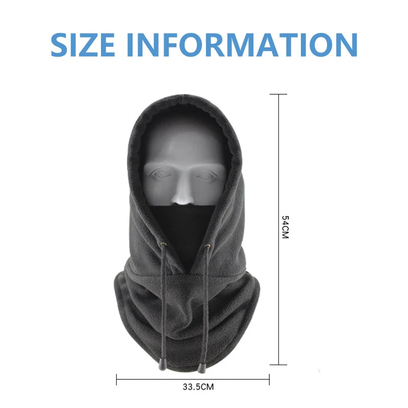 Winter Hood Face Cover – Full Head Neck Warmer for Skiing Snowboarding Cycling | Thomler