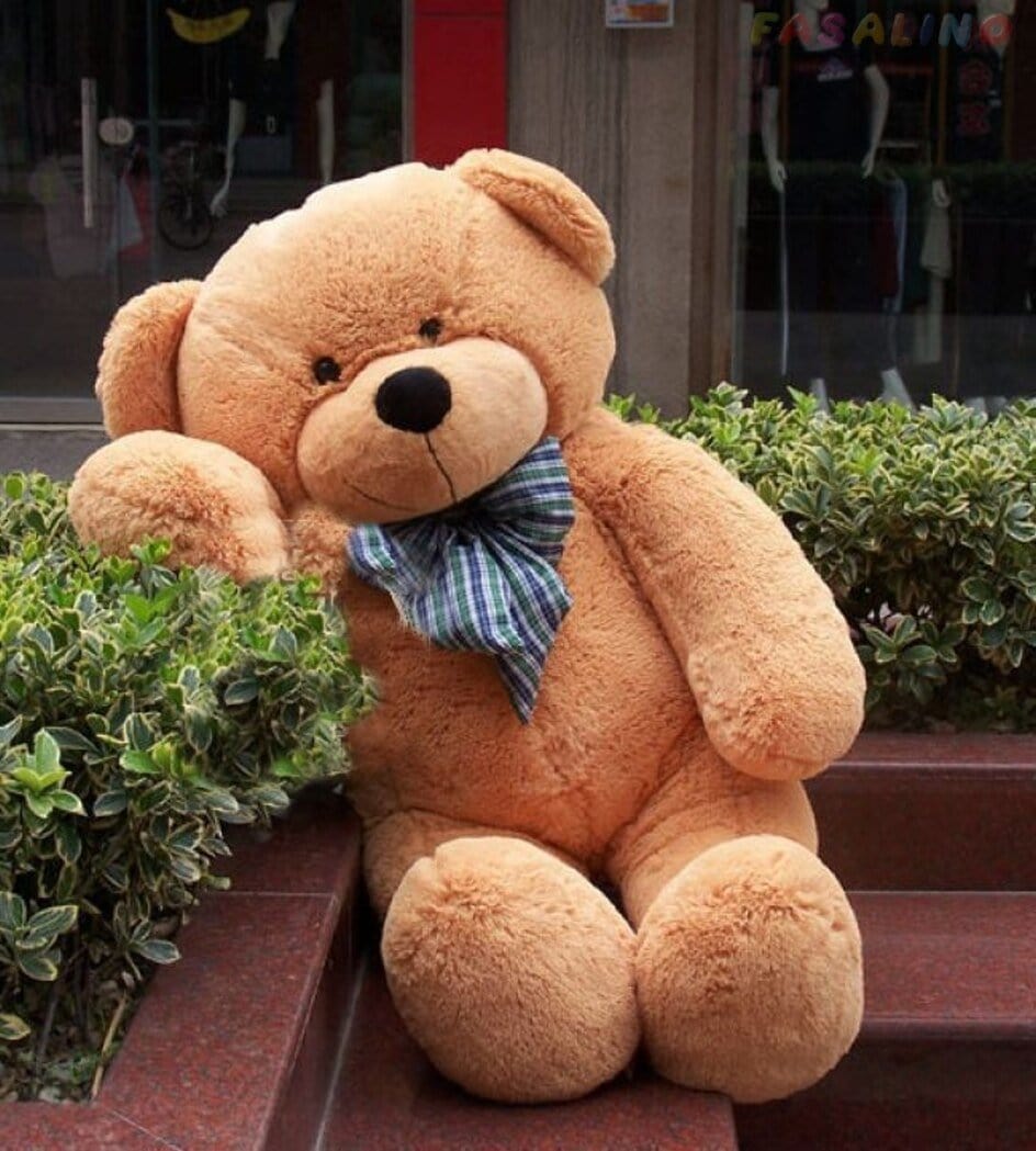 Oversized Plush Bear Stuffed Animal – Huggable Jumbo Companion for Kids & Adults – Ultra Soft Cuddle Buddy for Bedroom Decor | Thomler
