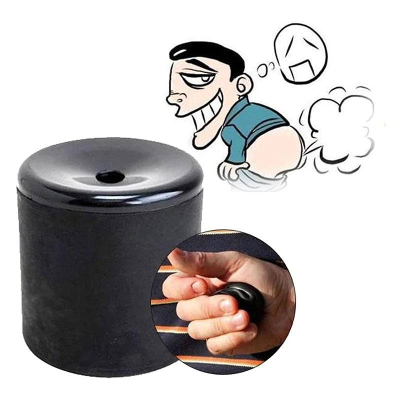 Joke Noise Maker Pocket Prank Device Hand-Pressed Gag Toy for Parties Adults Kids Black Rubber | Thomler