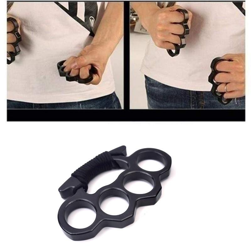 Aluminum Self-Defense Knuckle Ring for Emergency Protection and Personal Safety Training | Thomler