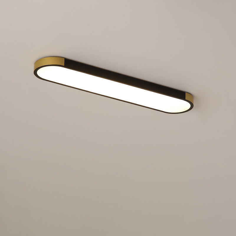 Flush Mount LED Ceiling Light Iron Acrylic 25.6 in Modern Living Room Bedroom Hallway Lighting 3 Color Temperature Adjustable | Thomler