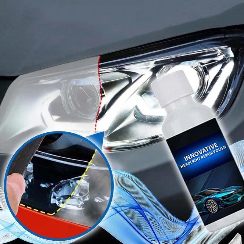 Headlight Restoration Kit – Removes Cloudiness & Yellowing for Crystal-Clear Lens Clarity on All Vehicles | Thomler