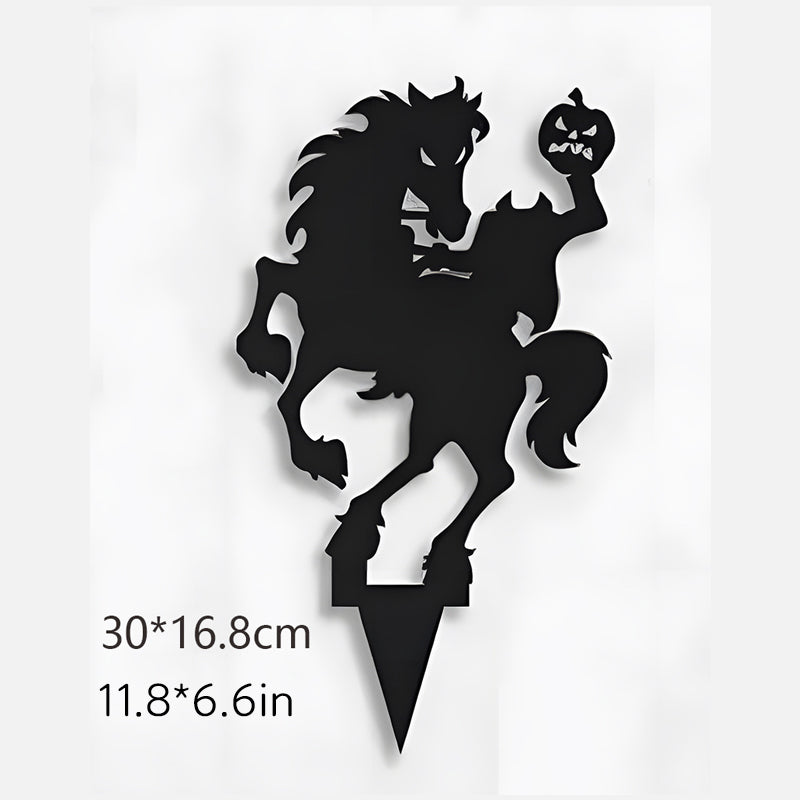 Halloween Shadow Caster Lawn Stake – Life-Size Villain Silhouette Projector for Outdoor Walls | Thomler